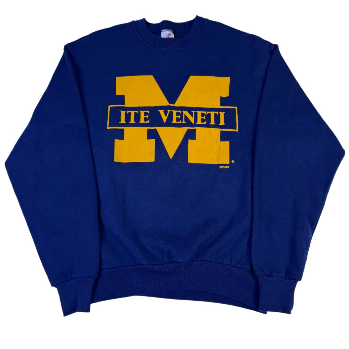 vintage michigan italian sweatshirt