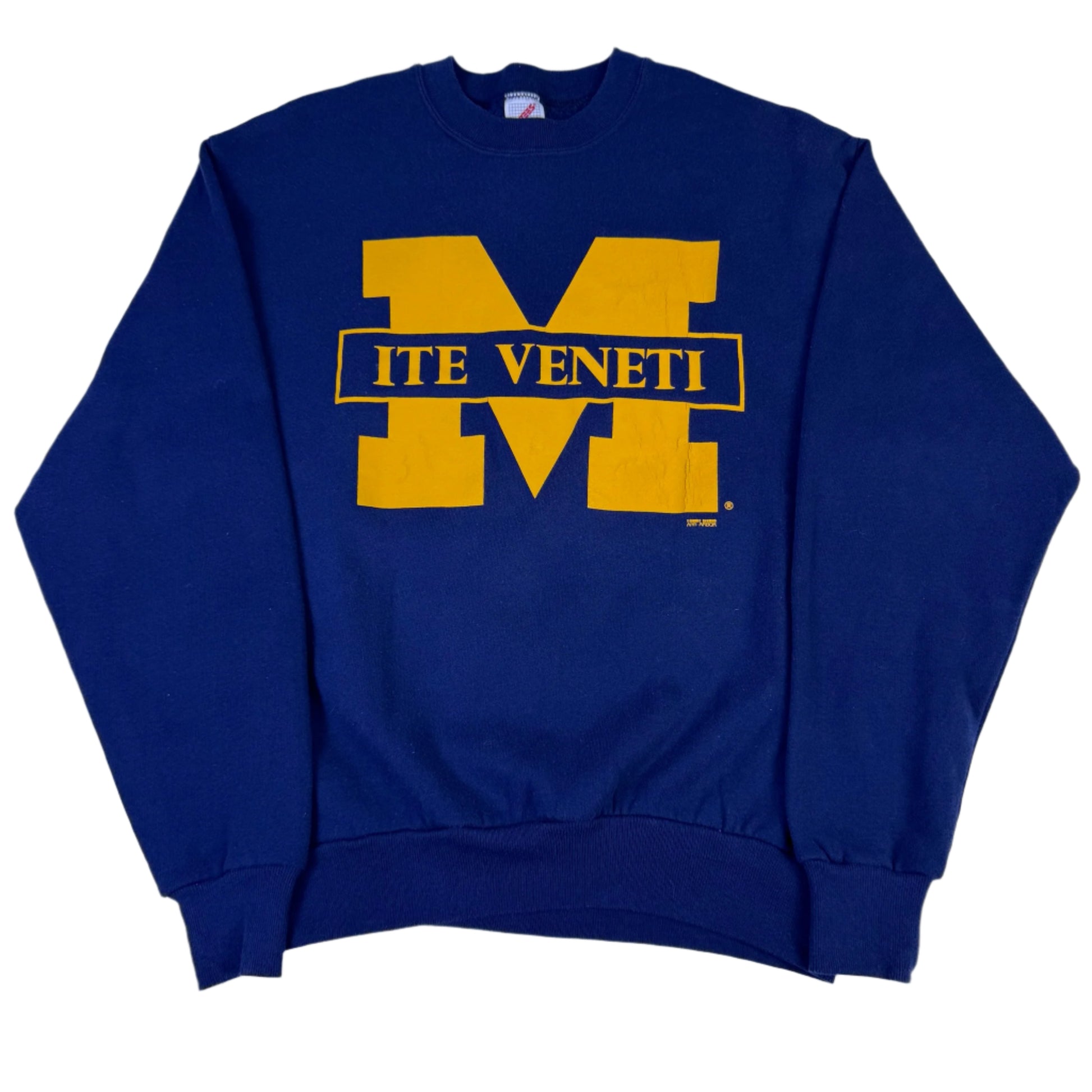 vintage michigan italian sweatshirt