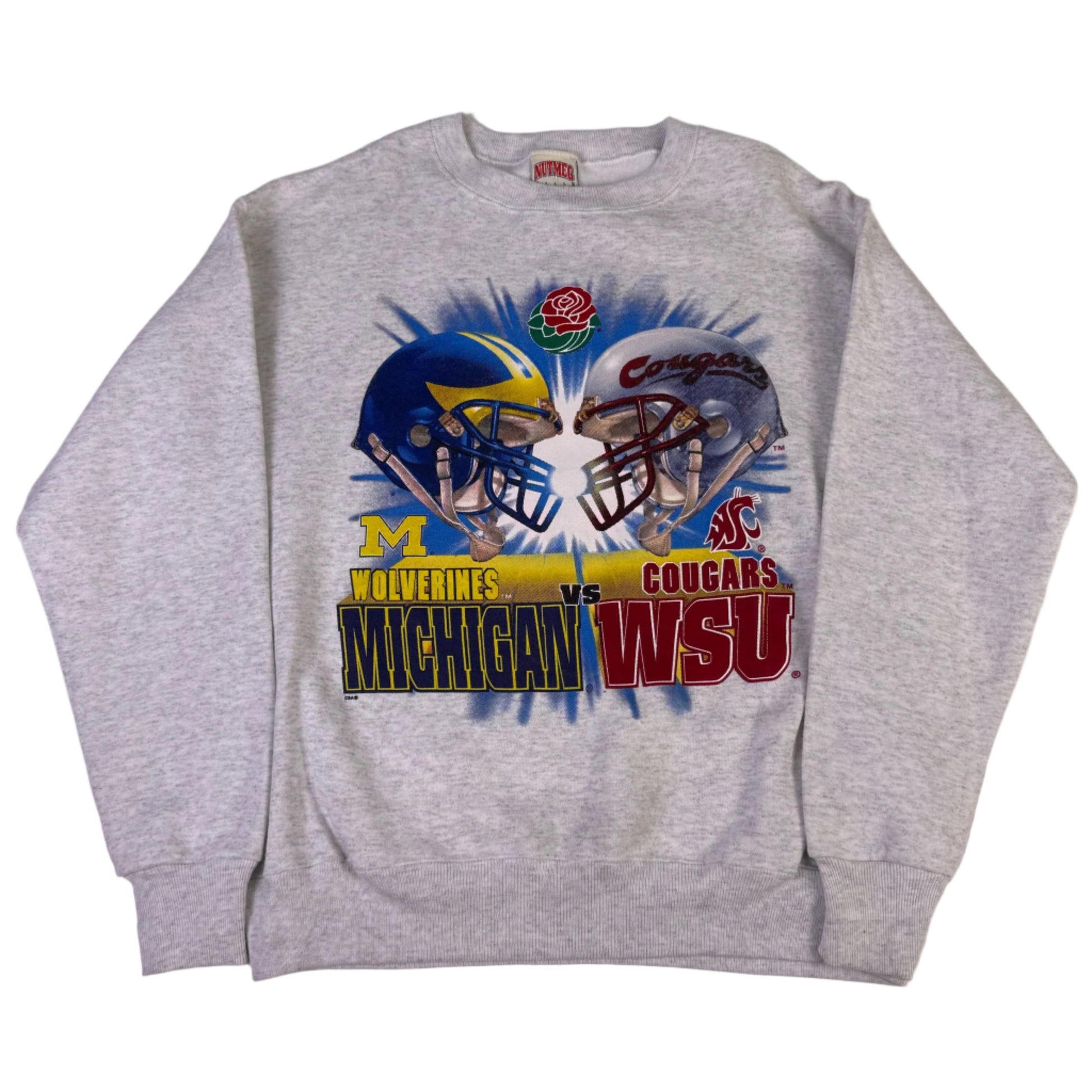 vintage michigan rose bowl sweatshirt