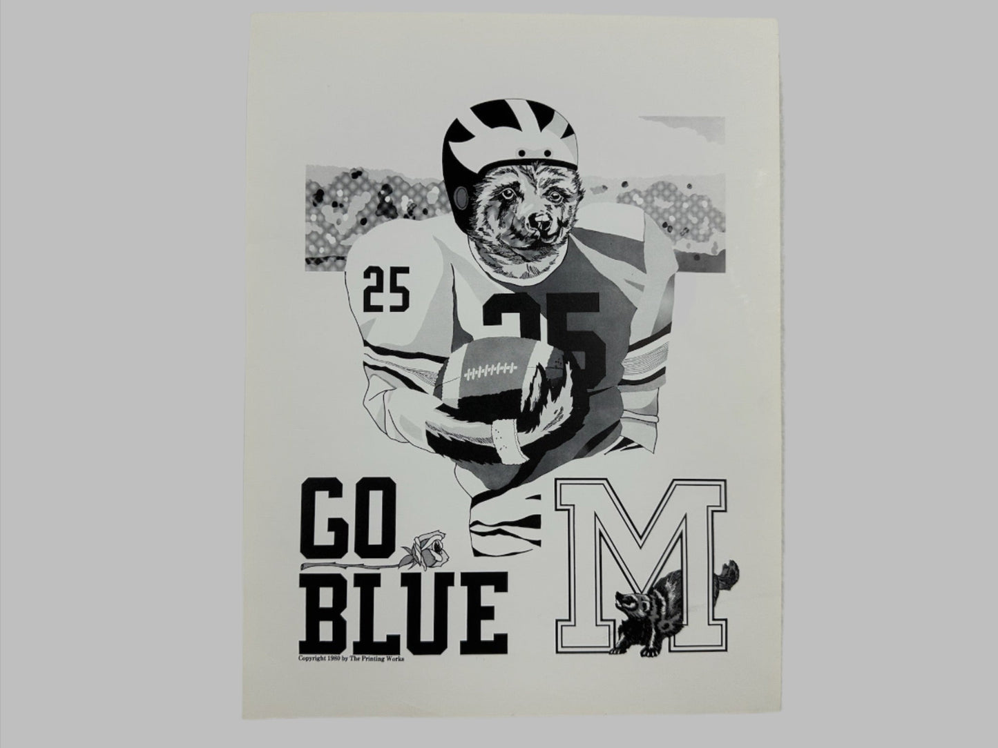 Michigan 1980s Print