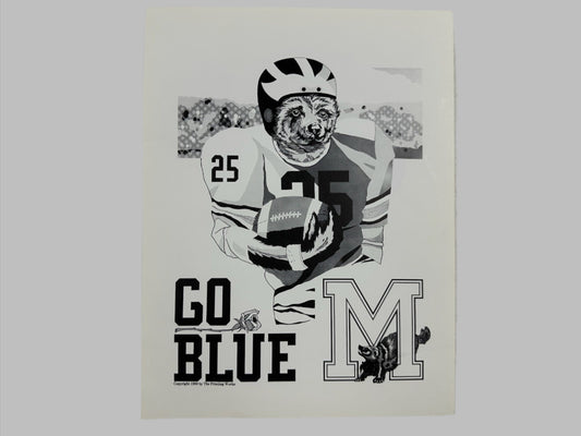 Michigan 1980s Print