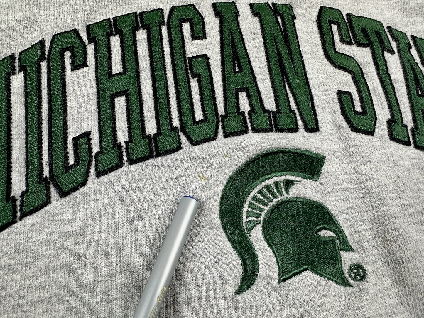 Michigan State Embroidered Sweatshirt