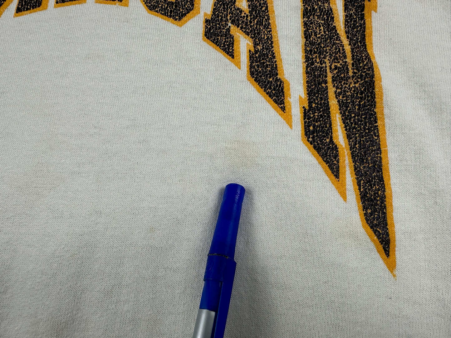 Michigan Curved Script Crewneck