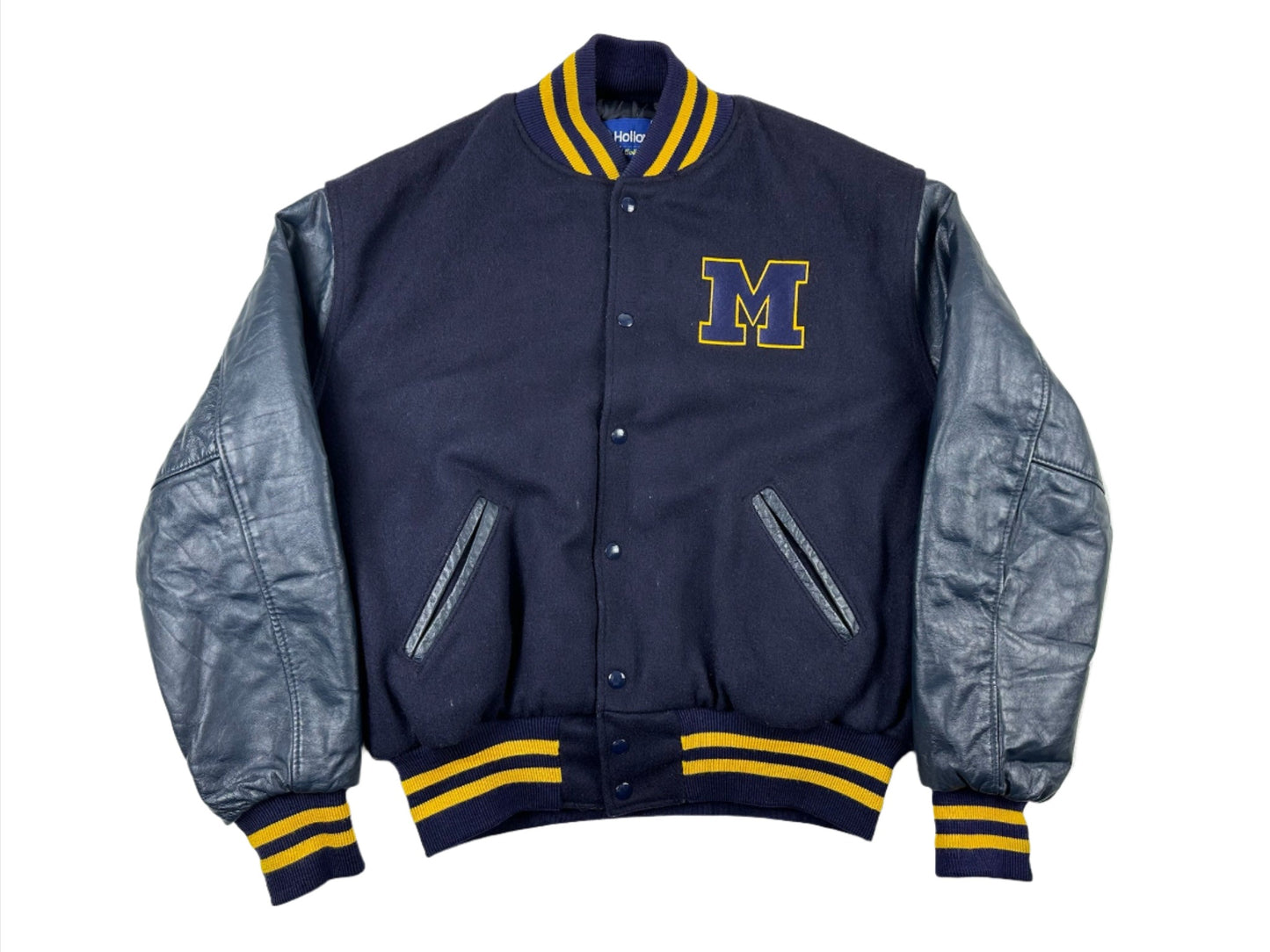Michigan Wool and Leather Bomber Jacket