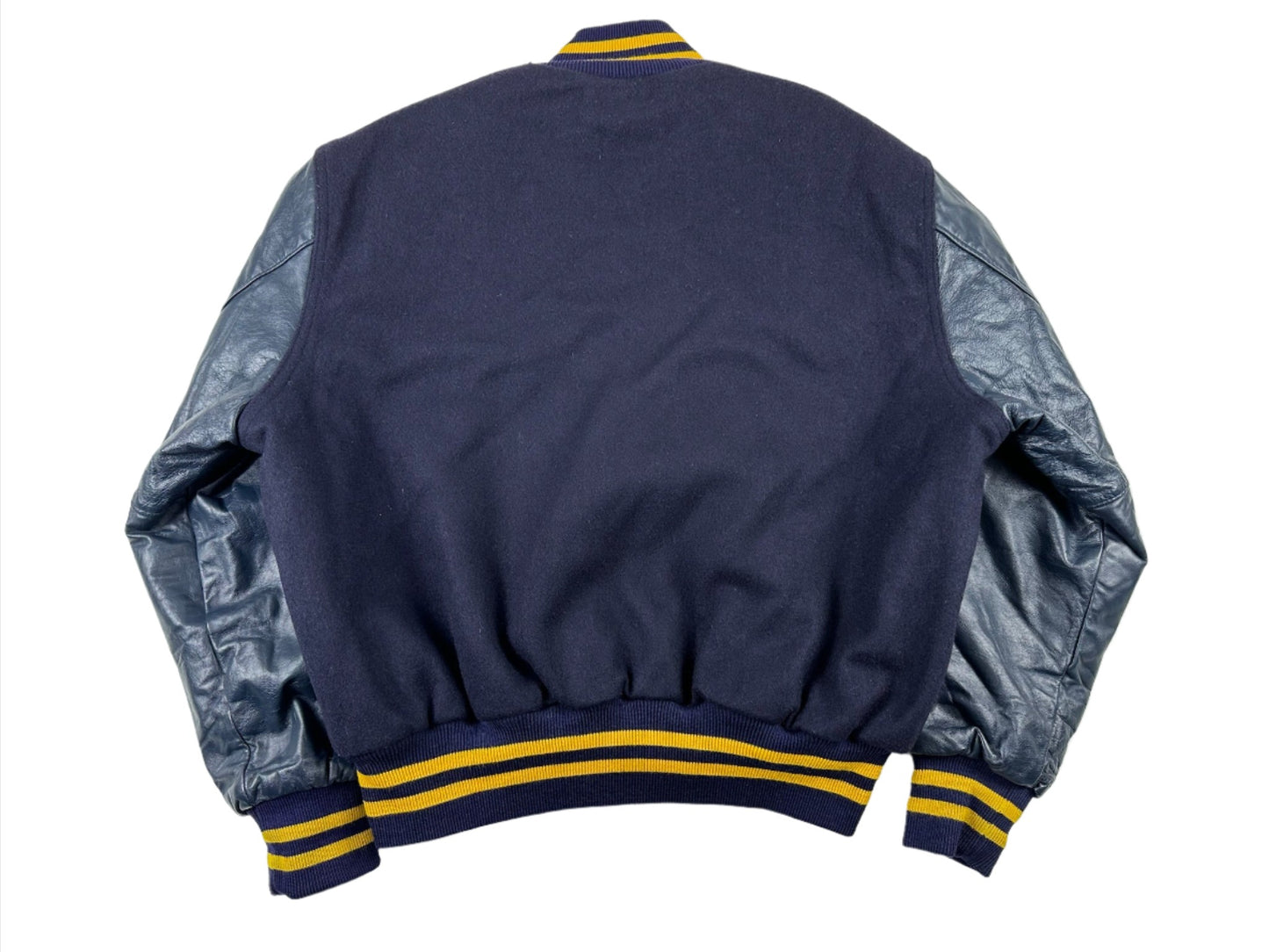 Michigan Wool and Leather Bomber Jacket