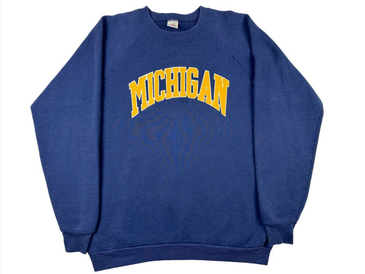Michigan Vintage Classic Script Crewneck