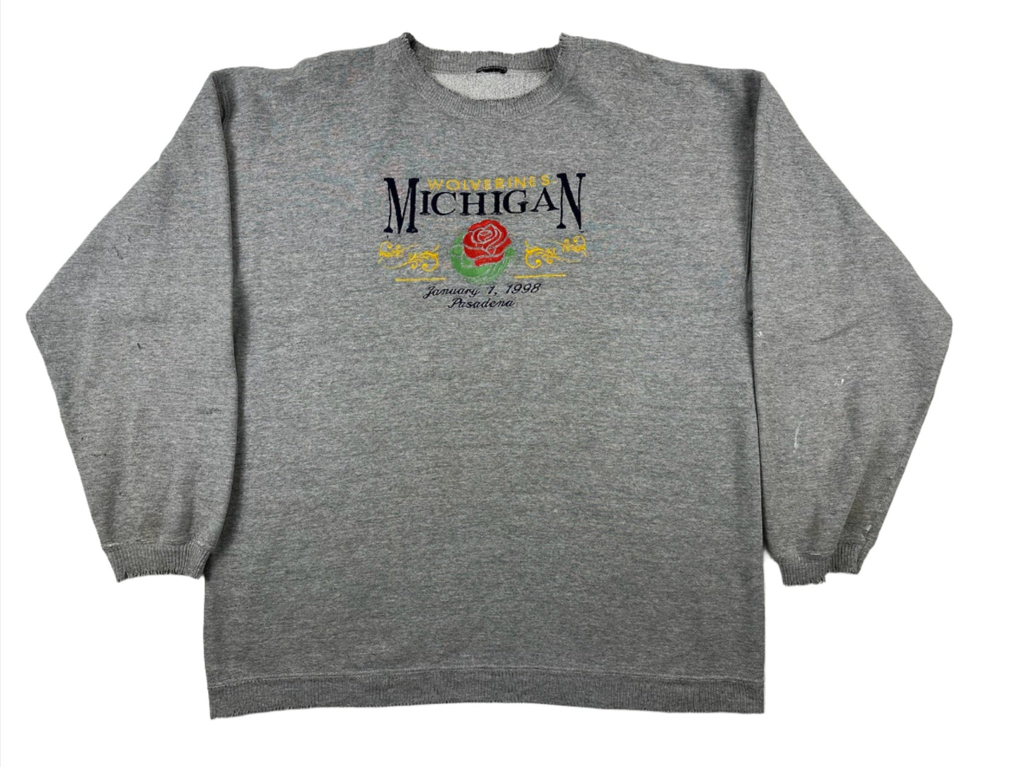 (Thrashed) Michigan 1998 Rose Bowl Crewneck