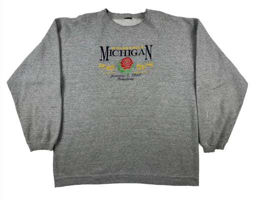 (Thrashed) Michigan 1998 Rose Bowl Crewneck