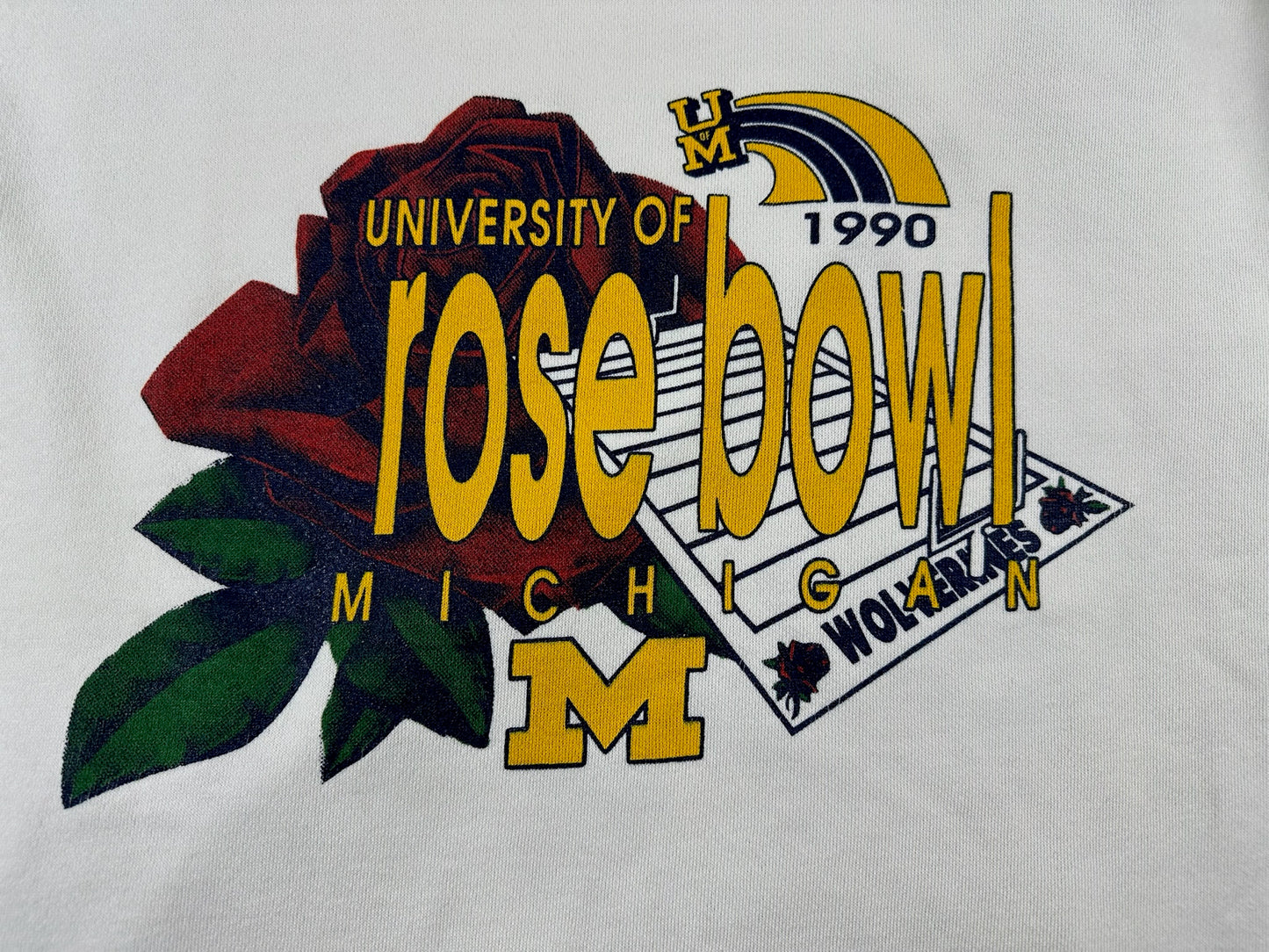 Michigan 1990 Rose Bowl Crewneck