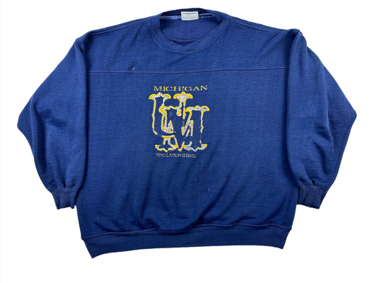 (Distressed) Michigan Crewneck