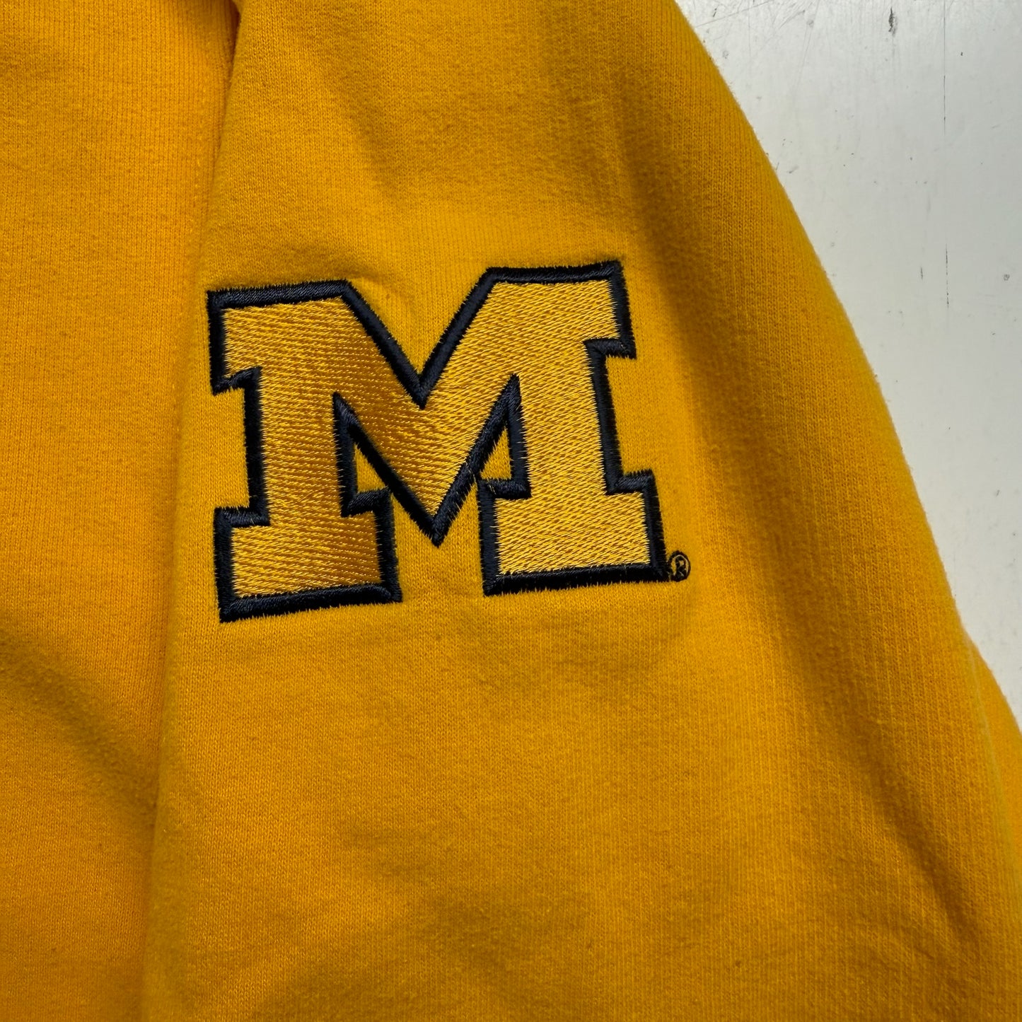 Michigan Embroidered Zip Up Hoodie