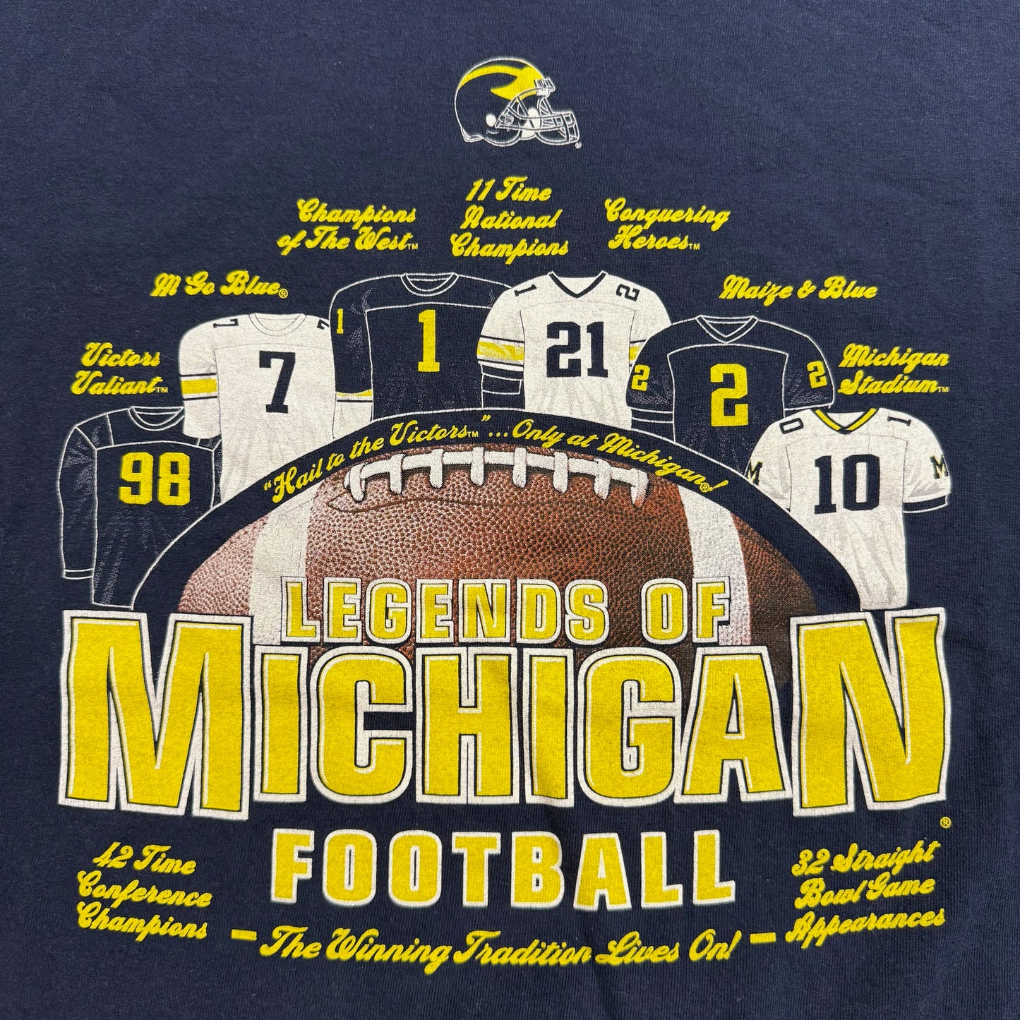 Michigan Graphic Football T-Shirt