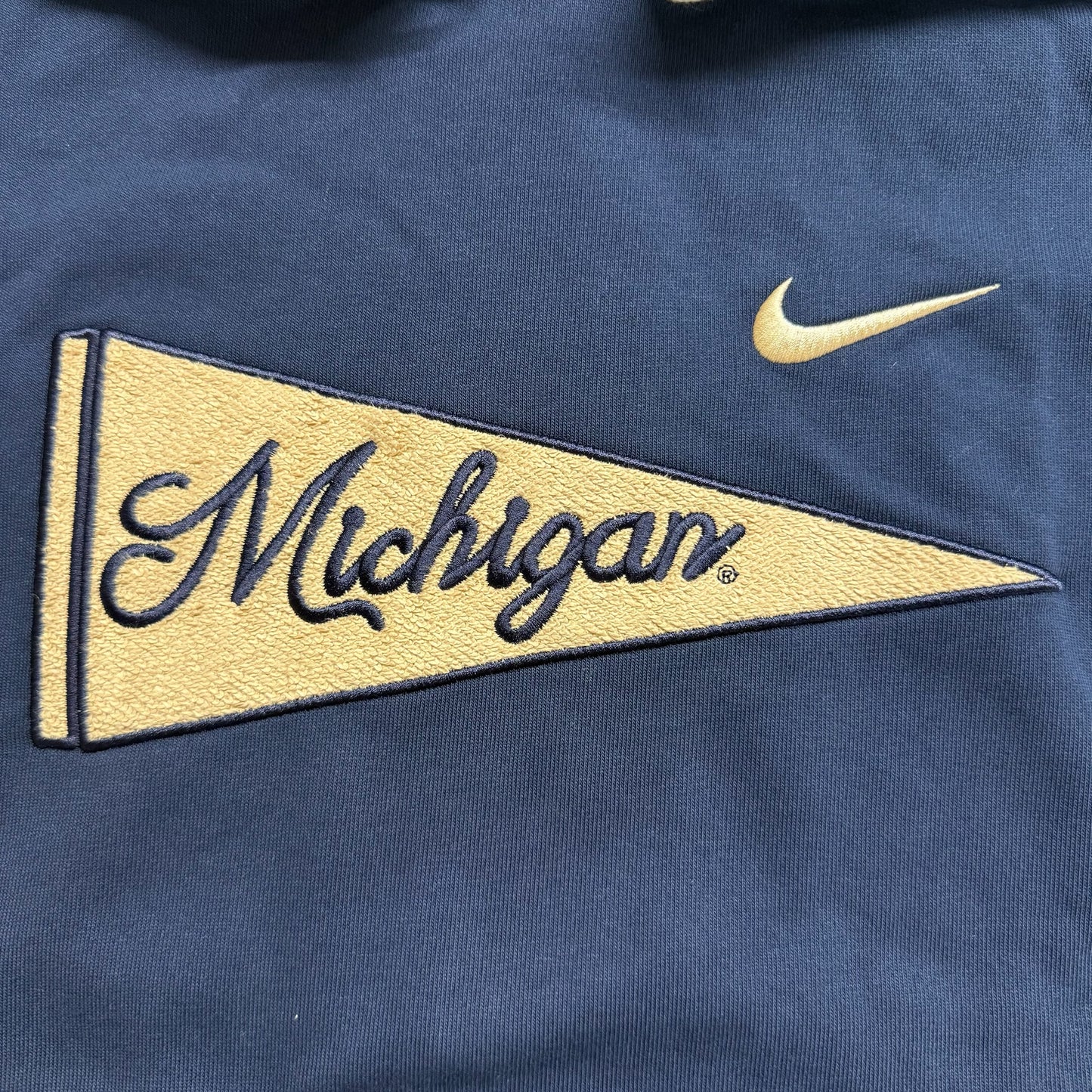 Brand New Modern Michigan Embroidered Hoodie