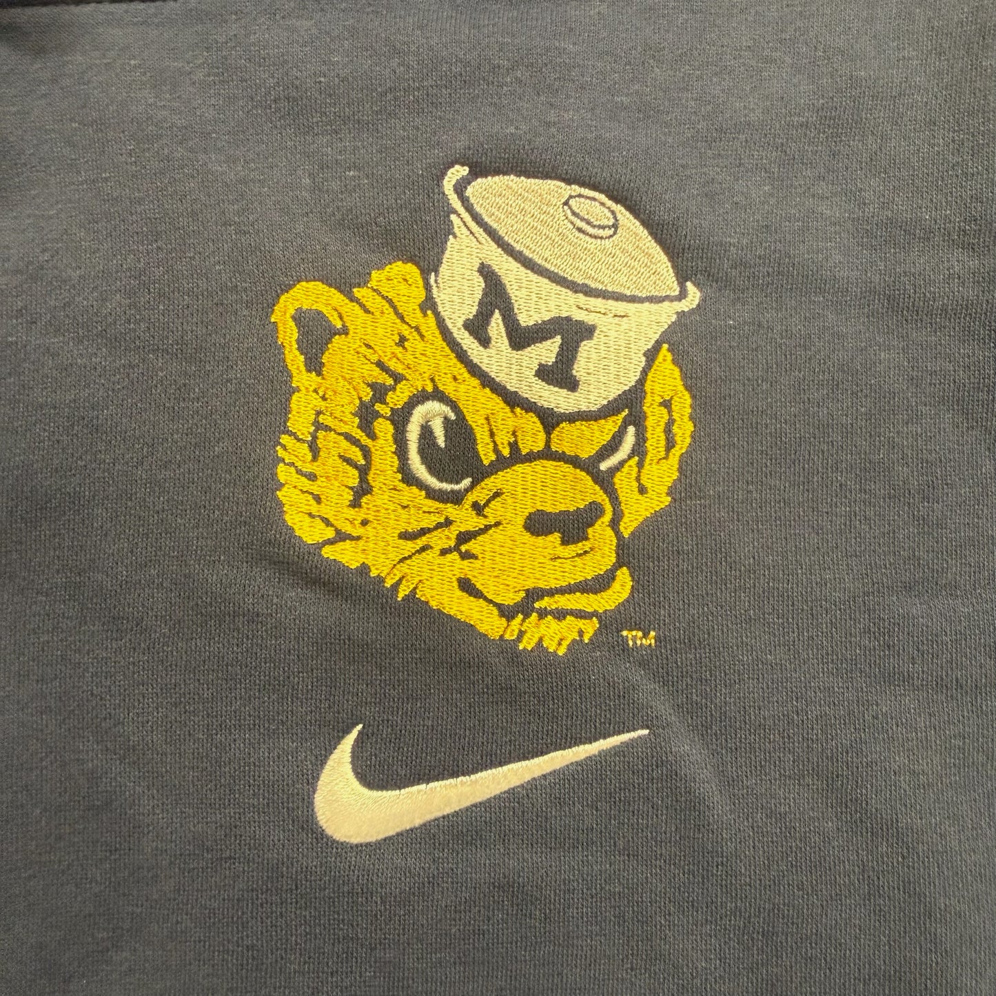 Brand New Modern Michigan Embroidered Hoodie