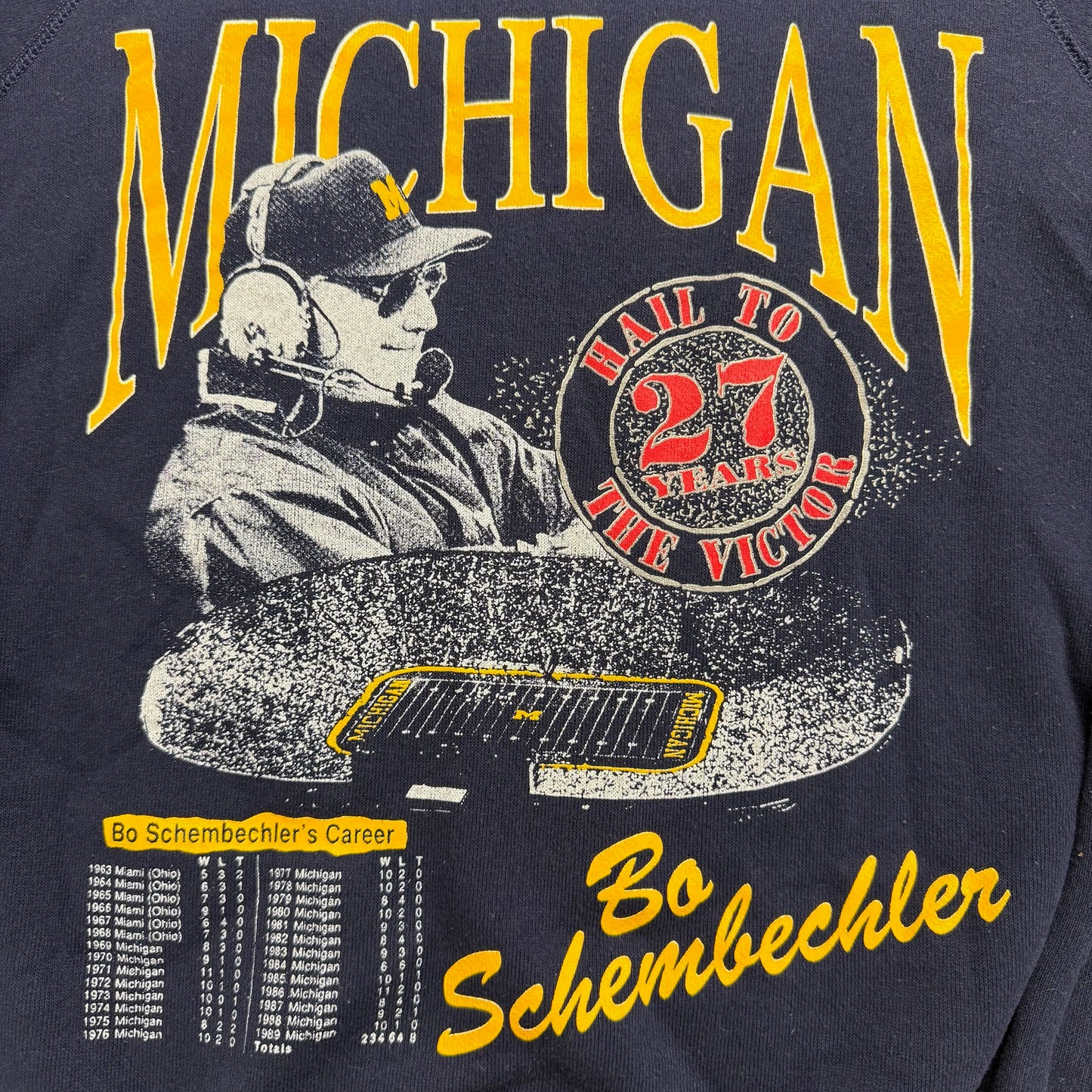 Michigan Bo Schembechler Crewneck