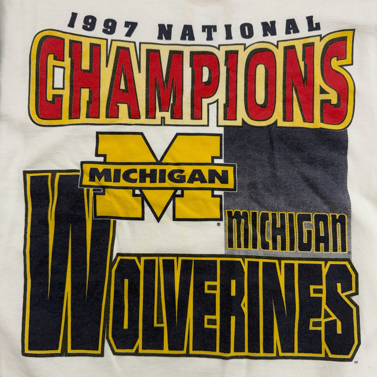 Michgan 1997 National Championship Crewneck