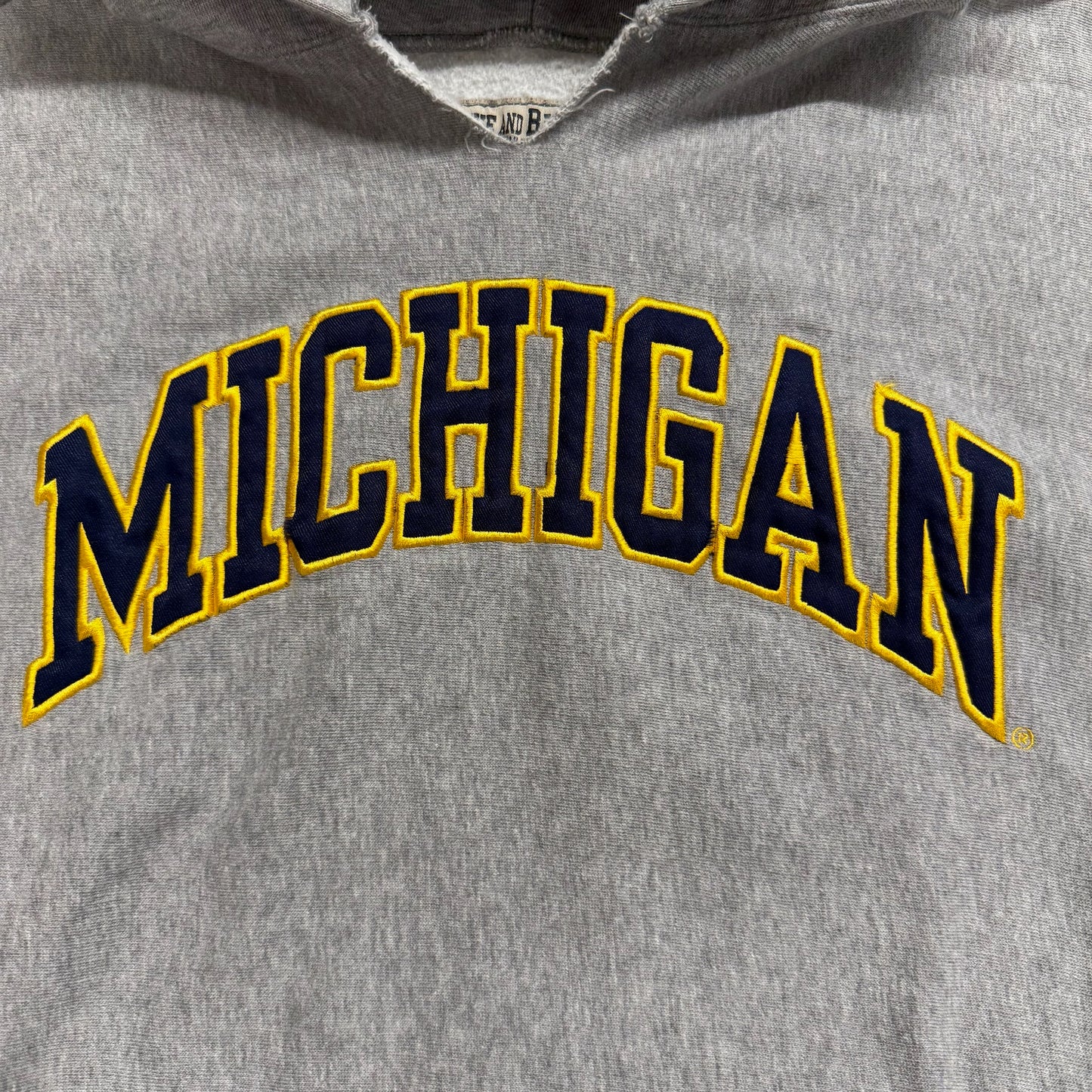 Michigan Embroidered Hoodie