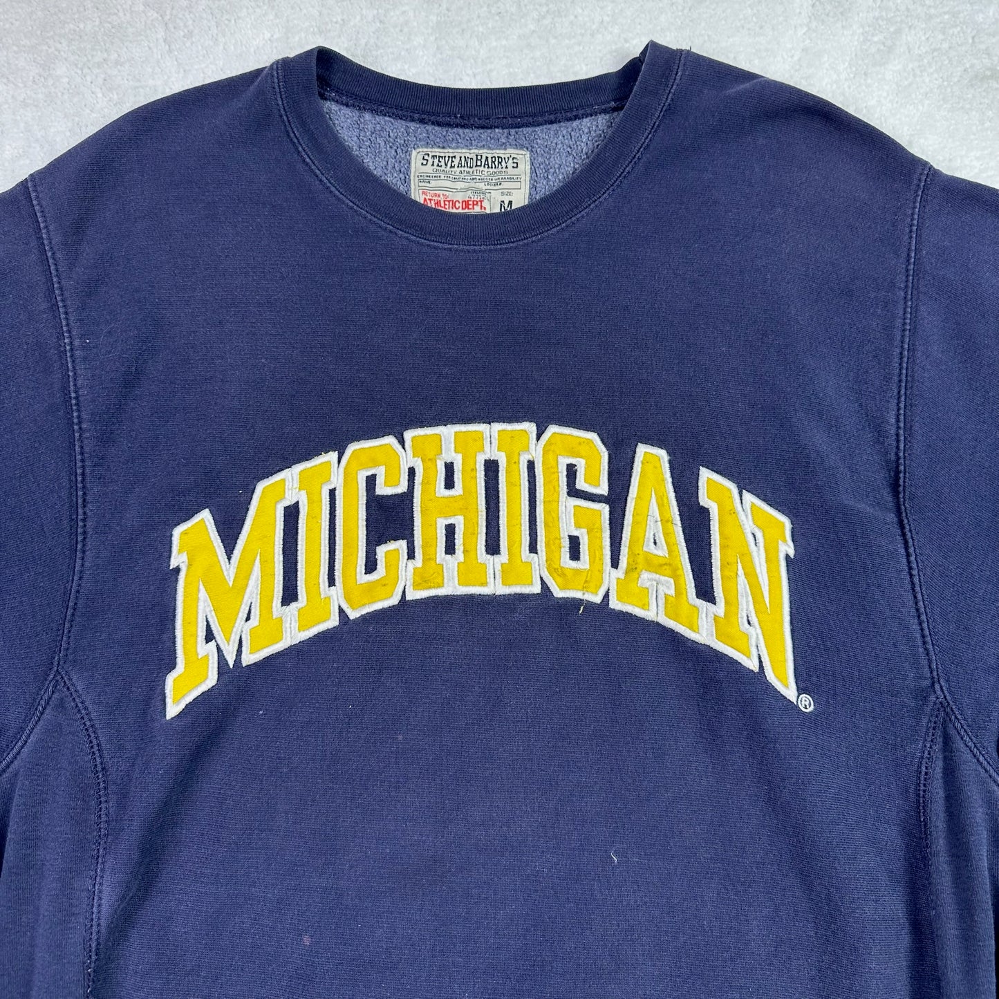 Michigan Embroidered Crewneck
