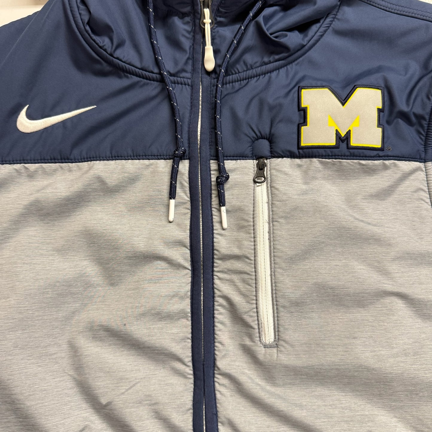 Modern Michigan Nike Fleece Windbreaker