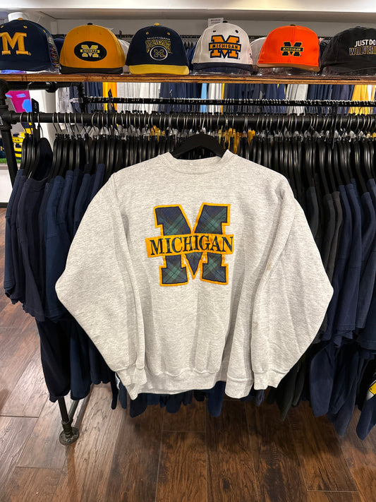 Michigan embroidered crewneck