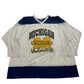 Vintage Michigan Wolverines sports jersey on a white background
