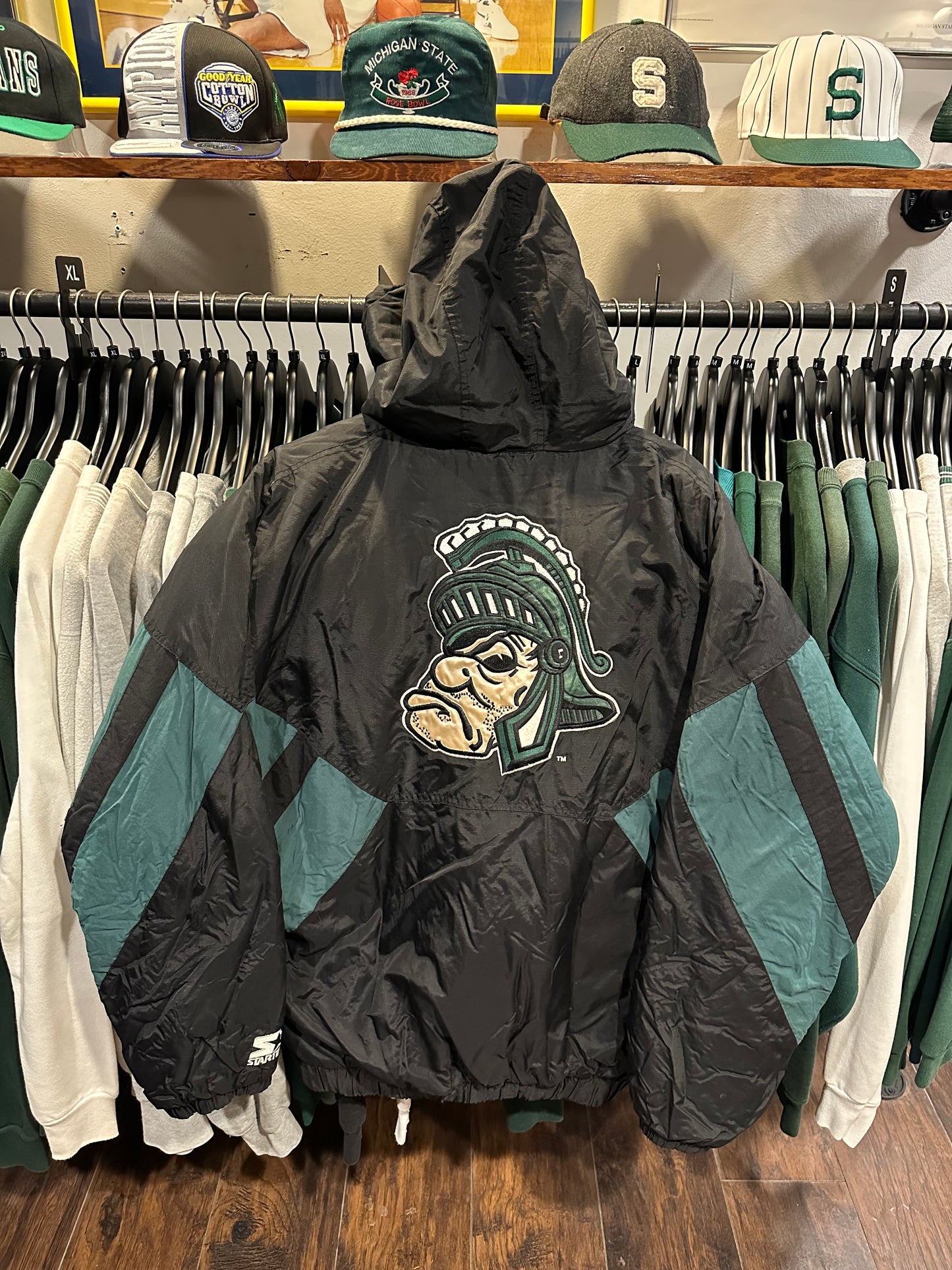 MSU puffer jacket