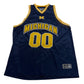 Navy blue basketball jersey with 'Michigan' and number '00' on a white background