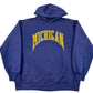 Michigan Distressed Hoodie Sweatshirt