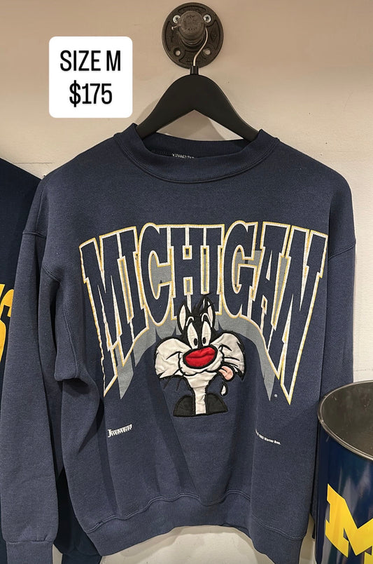 Michigan looney tunes crewneck