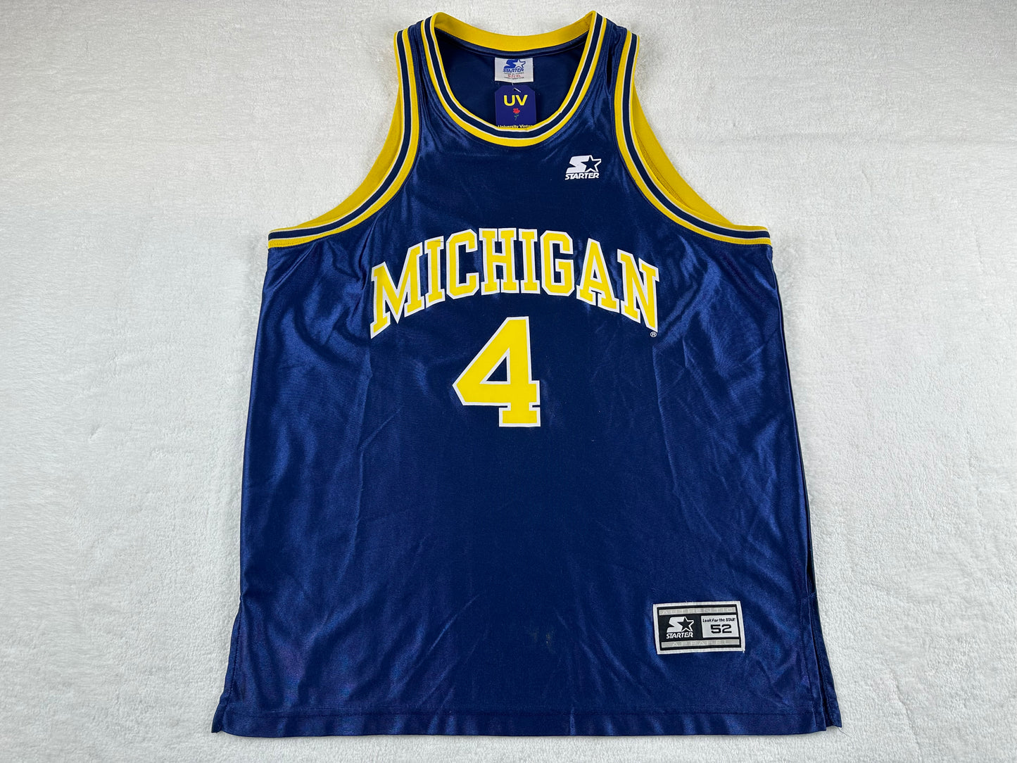 Michigan #4 Basketball Jersey