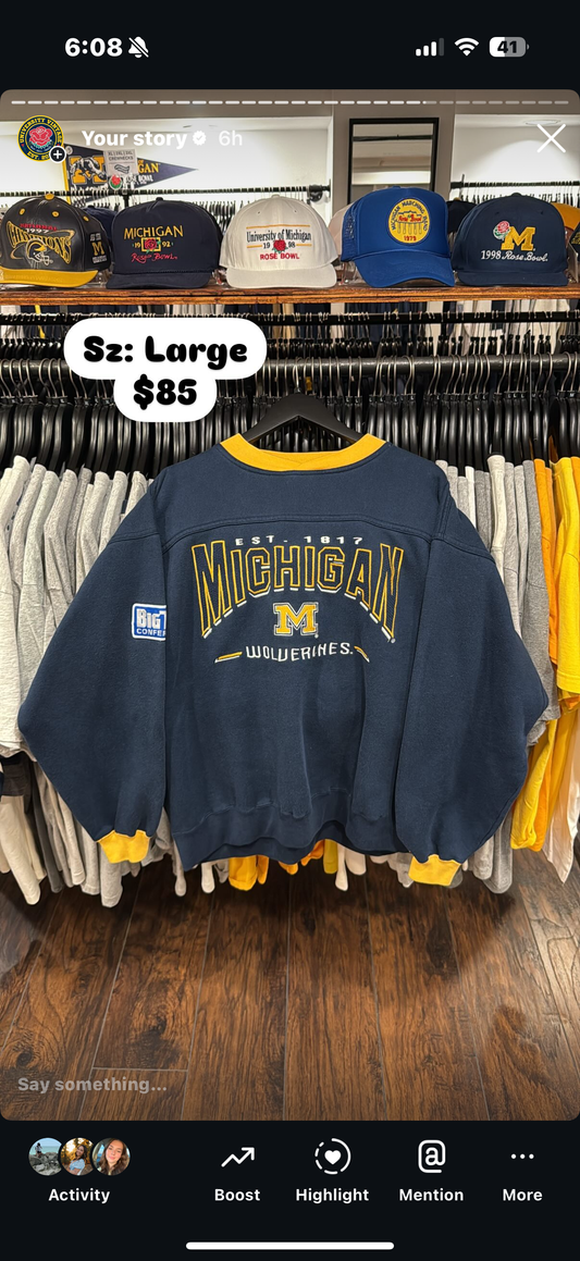 Michigan Crewneck