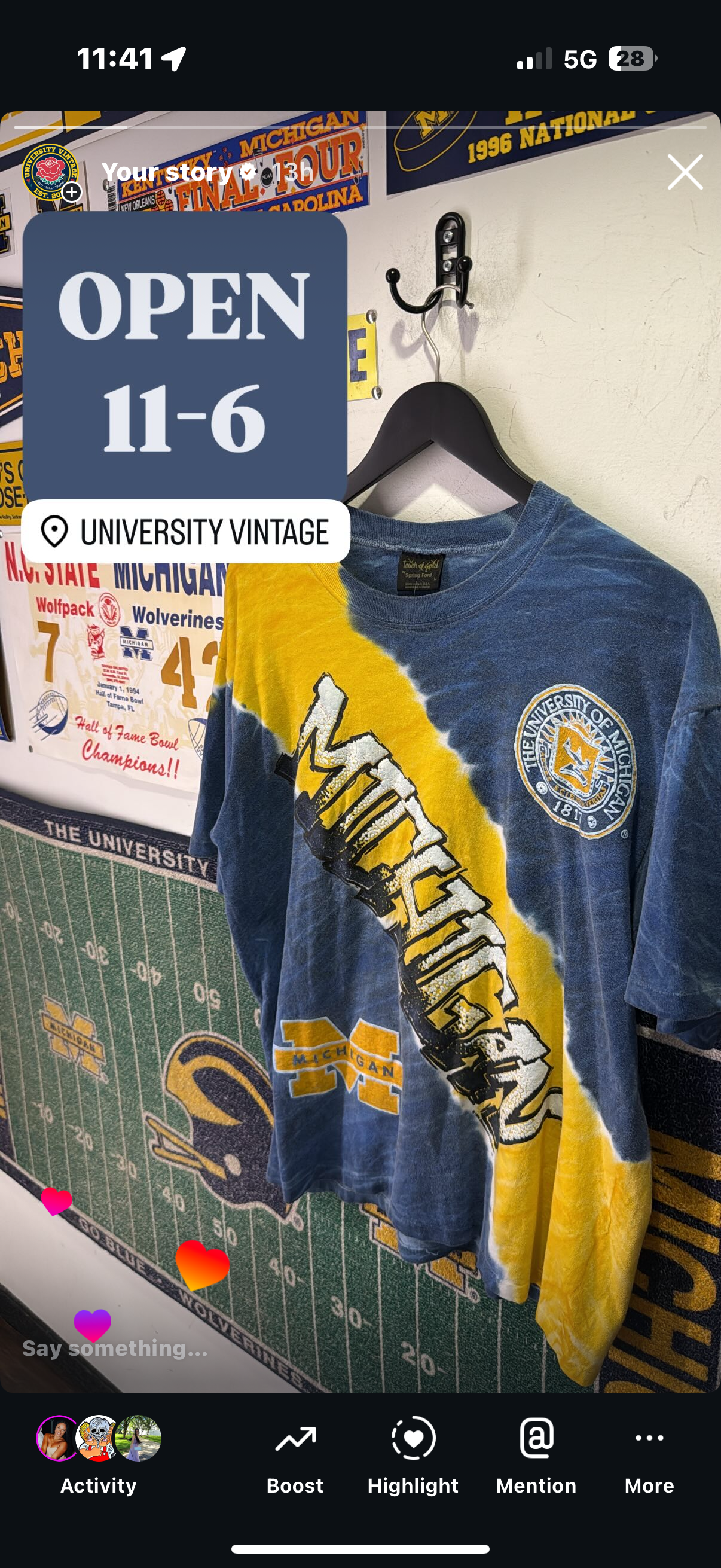 Michigan Tie Dye Shirt