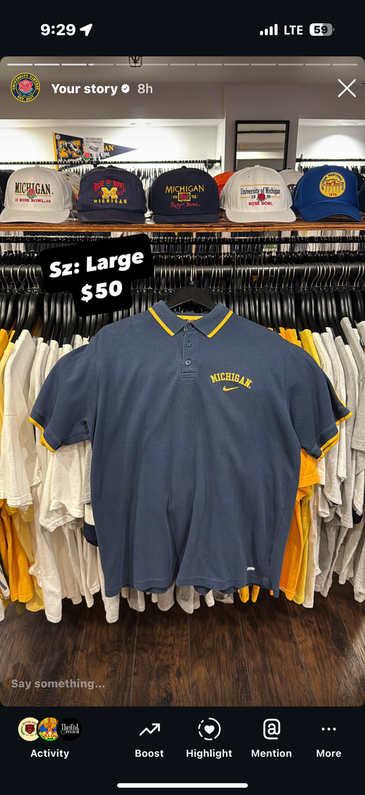 Michigan Nike Pol