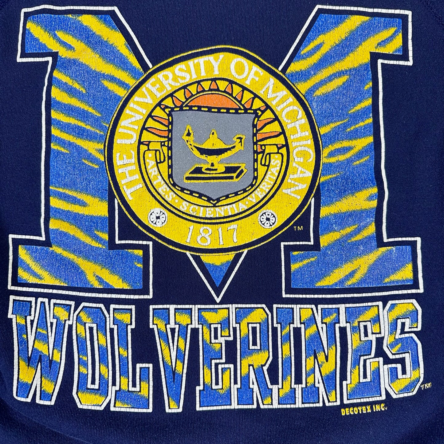 Michigan Vintage Tie Dye Graphic Crewneck