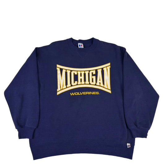 Michigan Vintage Script Crewneck