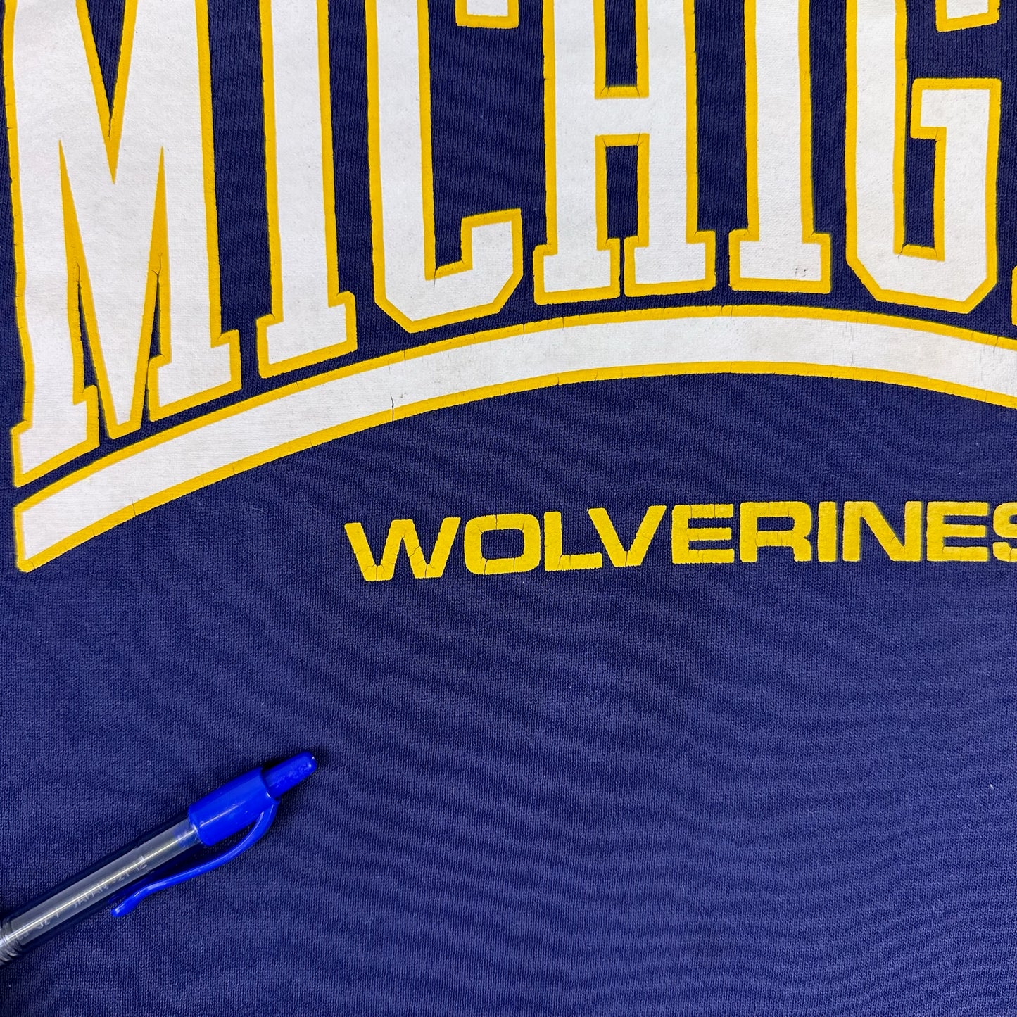 Michigan Vintage Script Crewneck