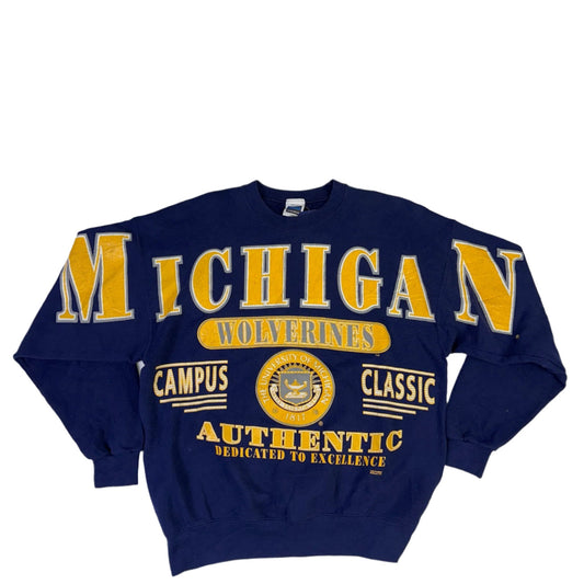 Michigan Mulit Script Crewneck