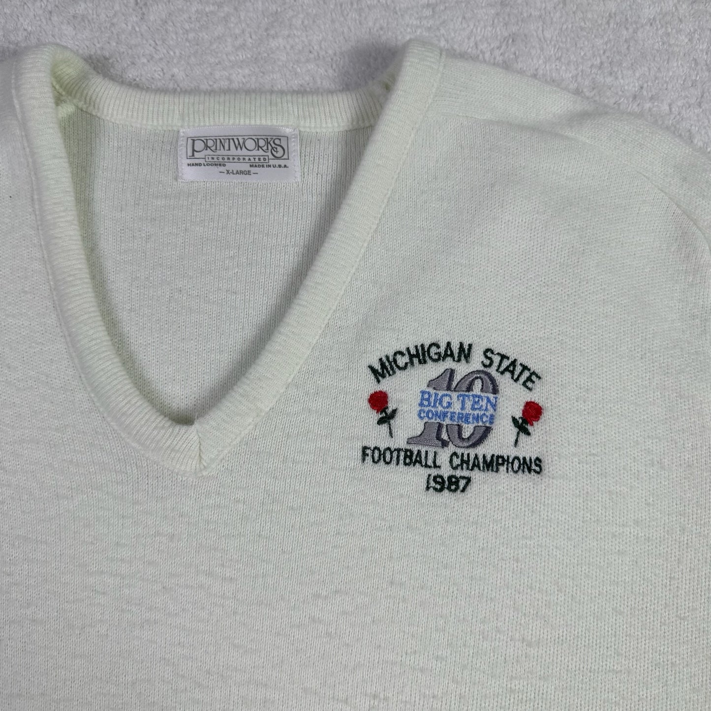 Michigan State 1987 Rose Bowl Sweater