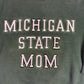 Michigan State Mom Embroidered Crewneck