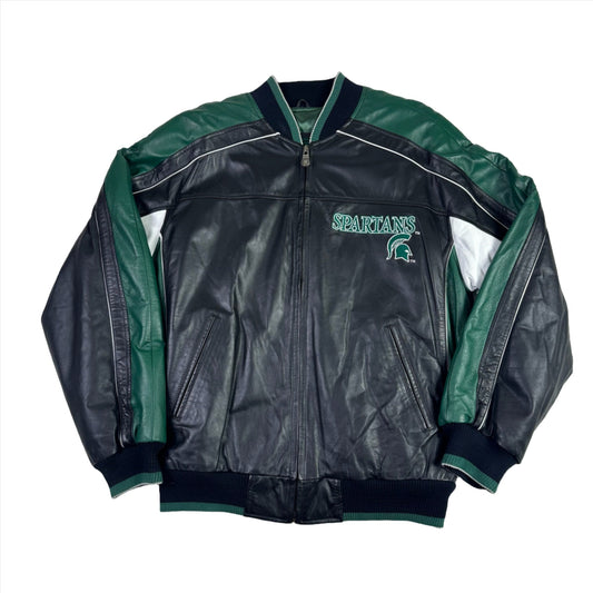 Michigan State Leather Jacket