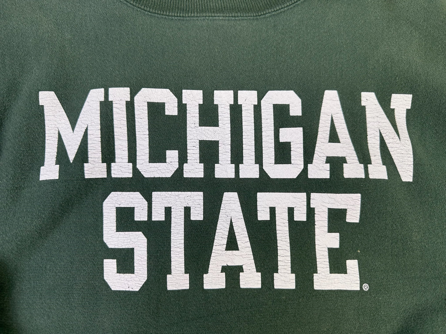 Michigan State Script Crewneck