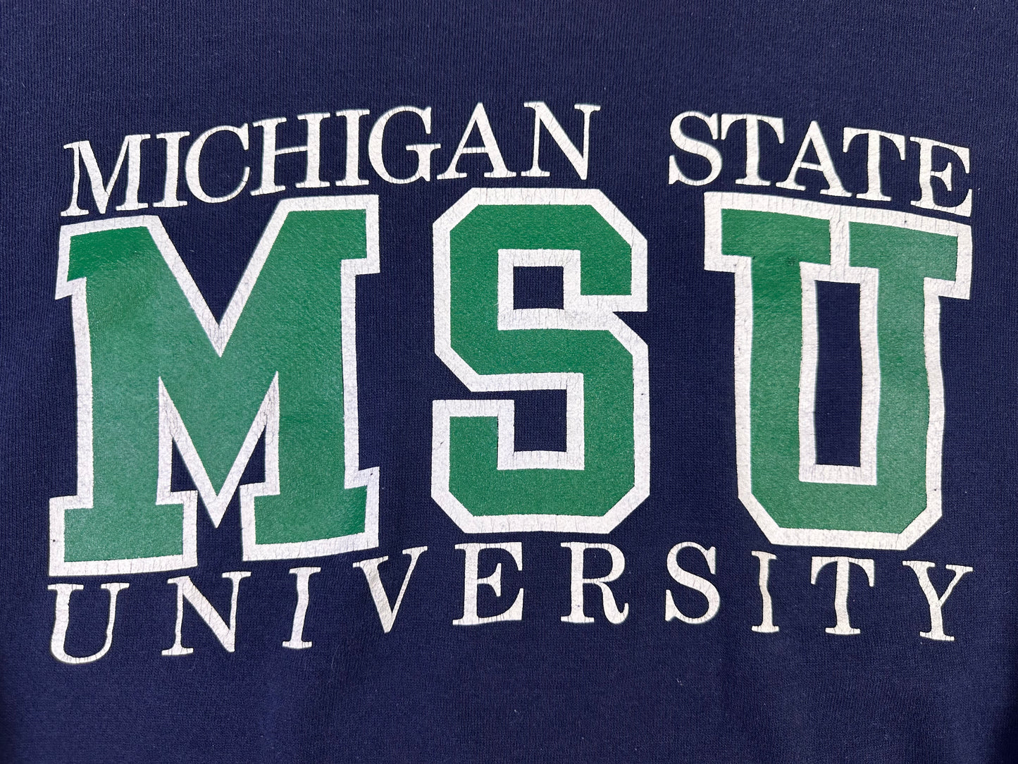 Michigan State Script Crewneck