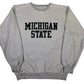 Michigan State Script Crewneck (THRASHED)