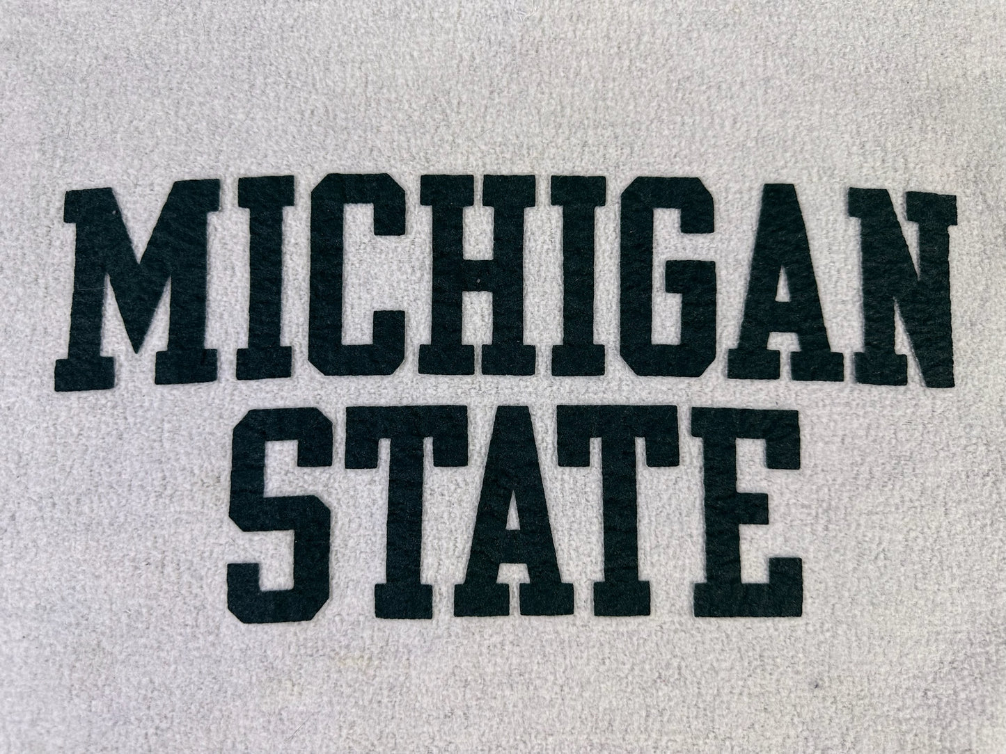 Michigan State Script Crewneck (THRASHED)