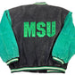 vintage michigan state bomber jacket