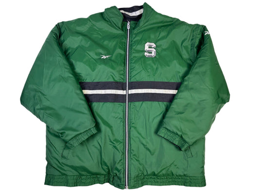 Michigan State Puffer Jacket (reversible)