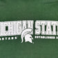 vintage michigan state hoodie