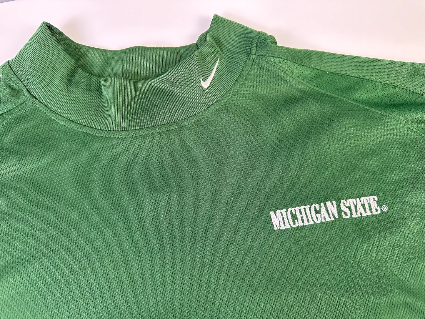 Michigan State Mock Neck Longsleeve T-Shirt