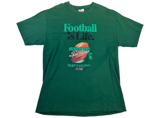 Michigan State Graphic Football T-Shirt