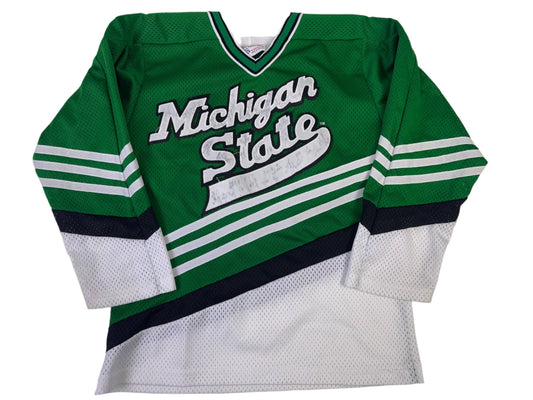 Michigan State Embroidered Hockey Jersey